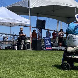 Westminster Pier Park - Canada day 2023 celebration - welcome remarks