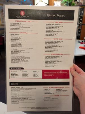 Menu photo 1 Marco Polo’s Restaurant & Bar Great Neck, NY Menu photo 1 Marco Polo’s Restaurant & Bar Great Neck, NY