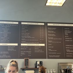 Paesano's Coffee & Cafe - Menu as of 7/20/23