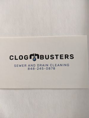 Clogbusters sewer and drain cleaning Logo