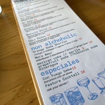 Bacanora - Cocktails and mocktails - Mexican Near Me - Phoenix, Arizona