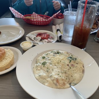 Pacific Southern - Shrimp & grits / Bloody Mary / biscuit - Southern Near Me - Tacoma, Washington