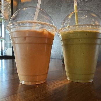 Skimos Coffee Shop - Huckleberry latte and iced matcha with oat milk - Coffee & Tea Near Me - Las Vegas, Nevada Skimos Coffee Shop - Huckleberry latte and iced matcha with oat milk - Coffee & Tea Near Me - Las Vegas, Nevada