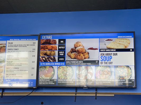 Menu photo 8 Rockets Pizza and Subs San Diego, CA