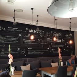 Restauracja Mimoza - Menu on the wall