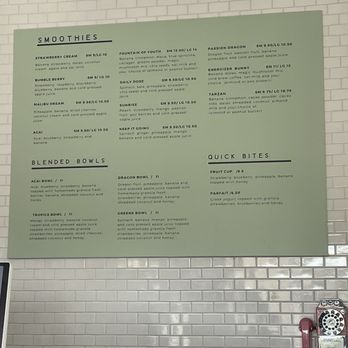Undergrind Raw - Menu - Juice Bars & Smoothies Near Me - Los Angeles, California