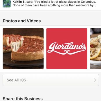 Giordano's - Pizza Near Me - Columbus, Ohio