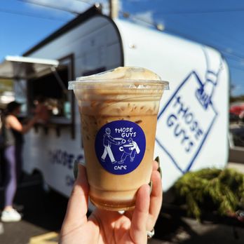 Those Guys Cafe - Crème brûlée iced latte (seasonal) - Food Trucks Near Me - Orlando, Florida
