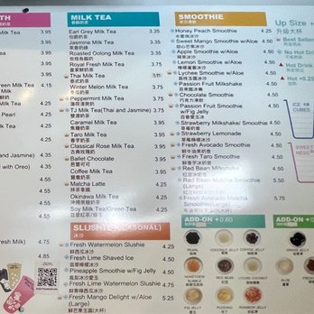T4 - Menu from 4/10/23 - Bubble Tea Near Me - Oakland, California T4 - Menu from 4/10/23 - Bubble Tea Near Me - Oakland, California