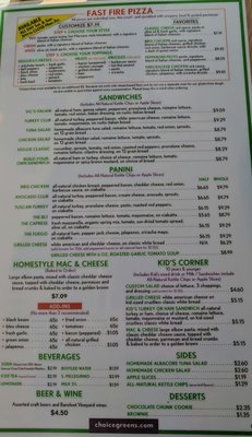 Menu photo 7 Choice Greens Tucson, AZ Menu photo 7 Choice Greens Tucson, AZ
