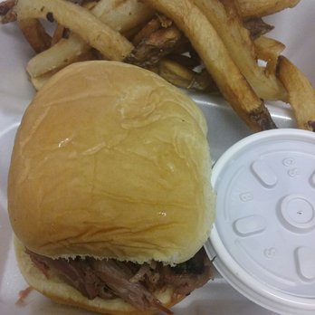 Soulman's Barbque - Pulled pork round up with fries - Barbeque Near Me - Lewisville, Texas