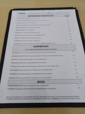 Menu photo 7 Furnos Rancho Cucamonga, CA