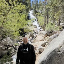 Lone Pine Creek Falls - Water fall