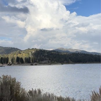 Big Bear Vacations - View from lake downtown - Vacation Rentals Near Me - Big Bear Lake, California