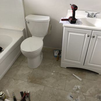 Al’s Plumbing Services - New toilet and vanity cabinet installed and tested. - Water Heater Installation/Repair Near Me - Jacksonville, Florida Al’s Plumbing Services - New toilet and vanity cabinet installed and tested. - Water Heater Installation/Repair Near Me - Jacksonville, Florida