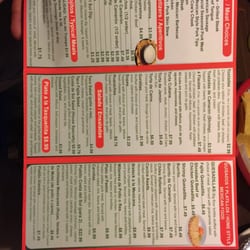 Costa Del Sol - Menu 1 of 2