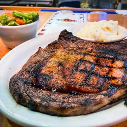 Ribeye with bone in Ribeye with bone in