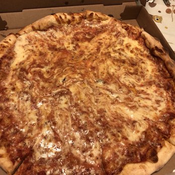 Stella's 24 Hour Eatery - Messy pizza this time, had to do a lot of cutting. Still tastes good. Doesn't always come like this but annoying when it does. - Pizza Near Me - Jersey City, New Jersey