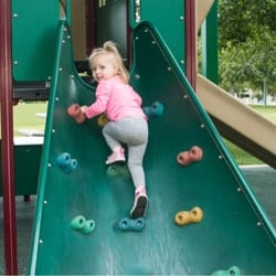 Brea Sports Park - Great climbing areas. This one is on the structure marked for "2-5 year olds".