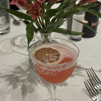 Rainbow Lodge - Hibiscus margarita mocktail - New American Near Me - Houston, Texas