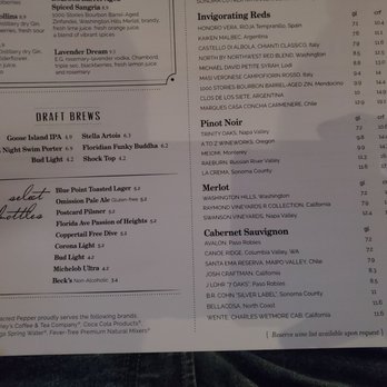 The Sacred Pepper - 1-20-22 Drink Menu 3/3 - New American Near Me - Tampa, Florida The Sacred Pepper - 1-20-22 Drink Menu 3/3 - New American Near Me - Tampa, Florida
