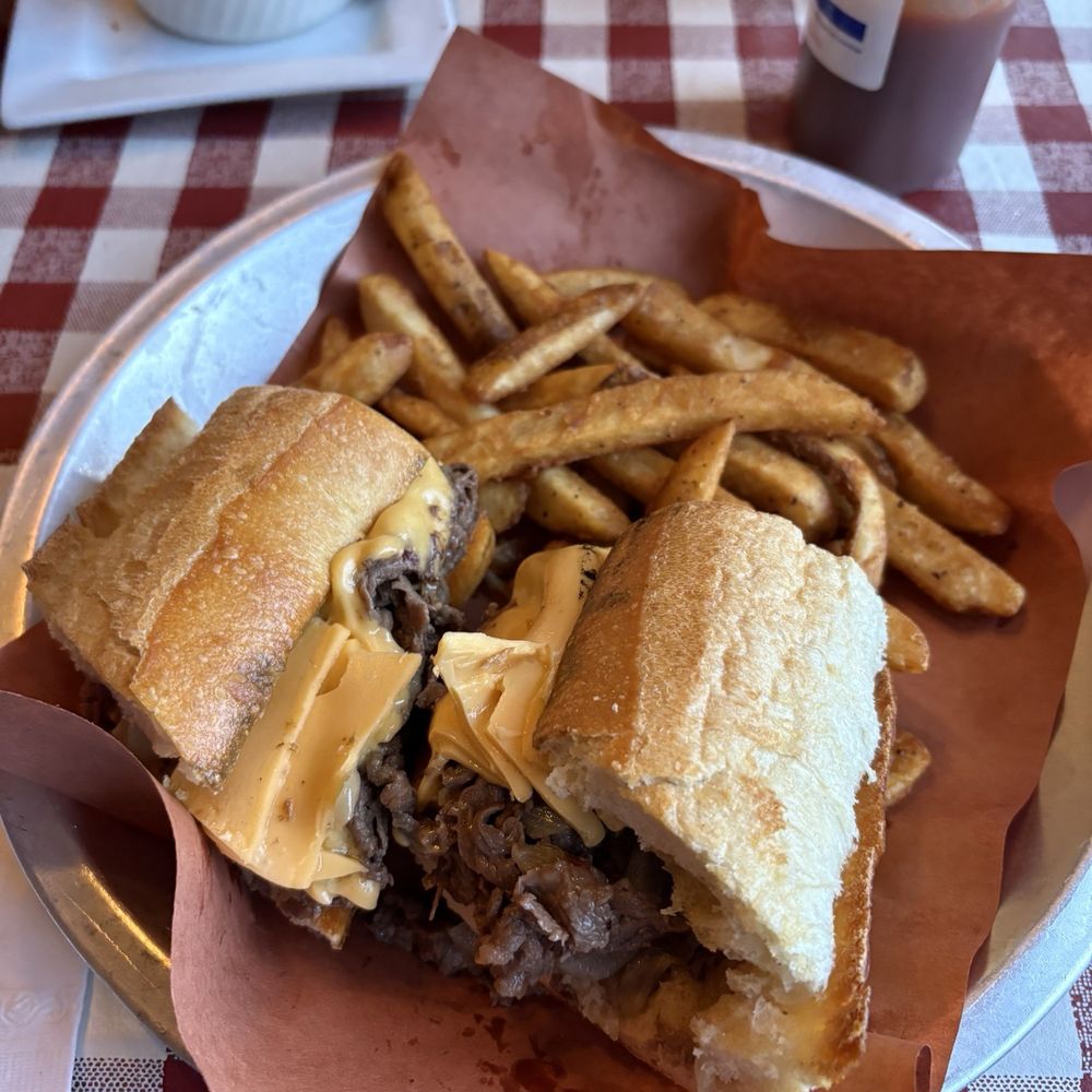Mason Jar - Philly Cheesesteak - American Near Me - Mahwah, New Jersey Mason Jar - Philly Cheesesteak - American Near Me - Mahwah, New Jersey