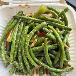 String Bean with Spicy Sauce / String Bean with Spicy Sauce /