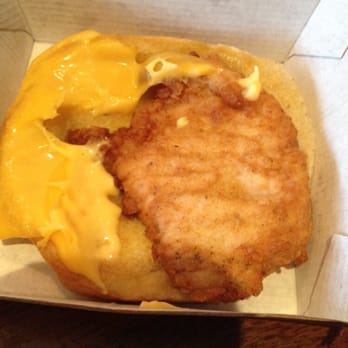 Chick-fil-A - Picked up a sandwich today. Opened it up to put on some buffalo sauce and to my surprise this nugget of chicken. Disappointing. - Fast Food Near Me - Thousand Oaks, California Chick-fil-A - Picked up a sandwich today. Opened it up to put on some buffalo sauce and to my surprise this nugget of chicken. Disappointing. - Fast Food Near Me - Thousand Oaks, California