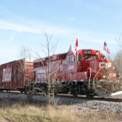Amtrak Station - THE STATION WAS A MAD HOUSE SO I WENT A MILE DOWN THE TRACK BEFORE THE 2015 CP HOLIDAY TRAIN HIT THE STATION.