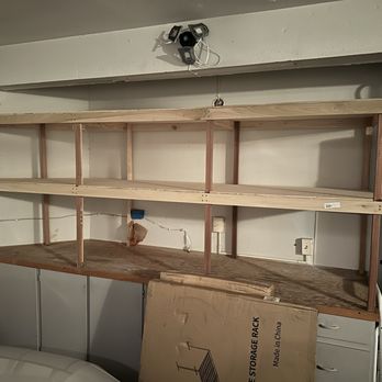 Rox Builders - Garage shelving added - General Contractors Near Me