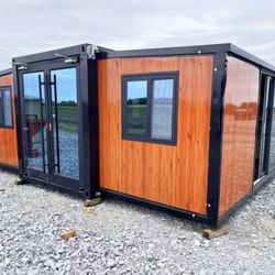 Vantage Point Services- Red Bluff Office - Just one of the many commodities we handle, an imported container home.