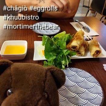 Khuu Bistro - Crispy Rolls/Chả giò - #khuubistro #mortimerthebear #vietnamese - Vietnamese Near Me - Reseda, California