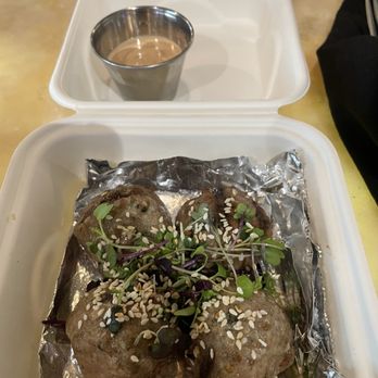 Cat Cora's Kitchen - Lamb meatballs - New American Near Me - Atlanta, Georgia