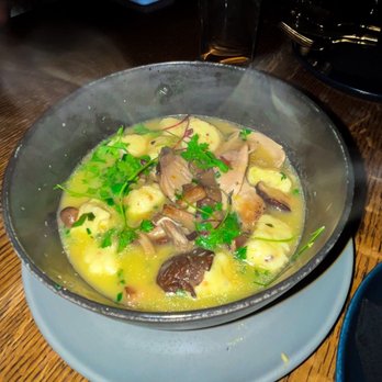 Dram Yard - Chicken dumplings - New American Near Me - Wilmington, North Carolina Dram Yard - Chicken dumplings - New American Near Me - Wilmington, North Carolina