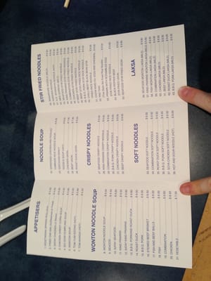 Menu photo 5 The Best Noodle Inn Cronulla, NSW