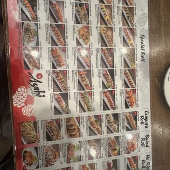 Sushi Asahi - Menu - Sushi Bars Near Me - Riverside, California