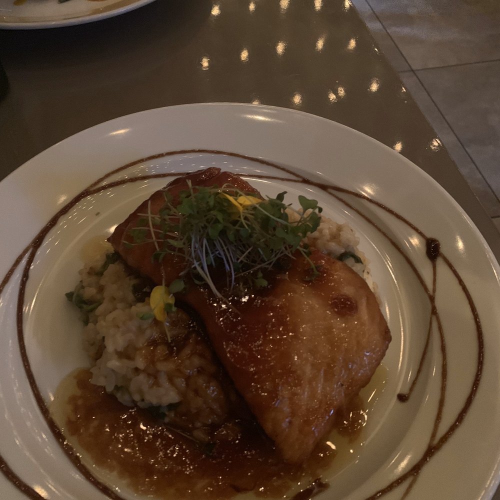 Salmon with risotto Salmon with risotto