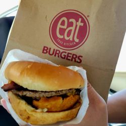 Eat Burger - Tex-Mex Bacon Burger. Very reminiscent of Carl's Jr!
