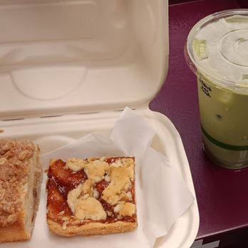 Espresso Mafia - Apple crumble, strawberry guava bar, and strawberry matcha latte - Coffee & Tea Near Me - Makawao, Hawaii Espresso Mafia - Apple crumble, strawberry guava bar, and strawberry matcha latte - Coffee & Tea Near Me - Makawao, Hawaii