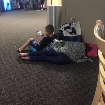 Allegiant Air - You have children sleeping on the floor at 1:00 am get your shit together yo - Airlines Near Me - Idaho Falls, Idaho