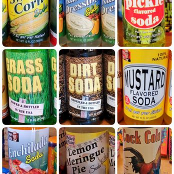 Rocket Fizz - Just a small sampling of the unique flavored sodas they carry. - Candy Stores Near Me - San Luis Obispo, California Rocket Fizz - Just a small sampling of the unique flavored sodas they carry. - Candy Stores Near Me - San Luis Obispo, California