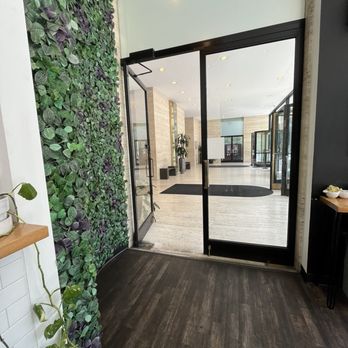 Milk + Honey Cafe - Door leads to office building - Coffee & Tea Near Me - Cleveland, Ohio