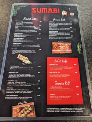 Menu photo 5 Sumabi Norco, CA
