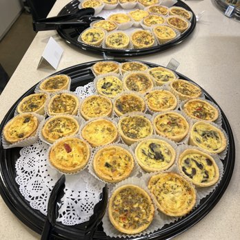 Mensch Bakery - fluffy mini assorted veggie quiches - so good! - Bakeries Near Me - Los Angeles, California Mensch Bakery - fluffy mini assorted veggie quiches - so good! - Bakeries Near Me - Los Angeles, California