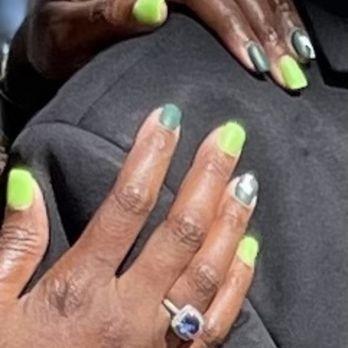 Nail & Beyond - Dolphin nail art for graduation, JU school colors - Nail Salons Near Me - Sanford, Florida Nail & Beyond - Dolphin nail art for graduation, JU school colors - Nail Salons Near Me - Sanford, Florida
