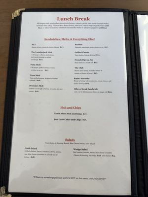 Menu photo 3 Marlene & Glen's Dead Fly Diner Plymouth, CA