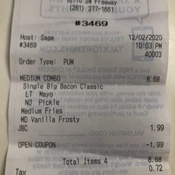 Wendy's - Medium upgrade done right at another Wendy's