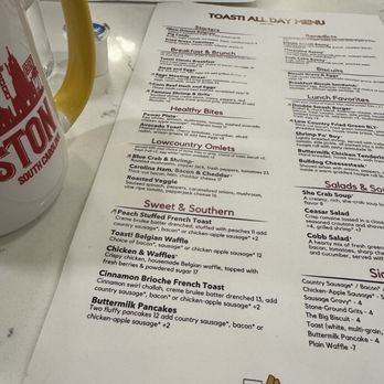 Toast! All Day Meeting Street - Menu - Breakfast & Brunch Near Me - Charleston, South Carolina Toast! All Day Meeting Street - Menu - Breakfast & Brunch Near Me - Charleston, South Carolina