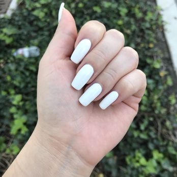 A Nail & Spa - Gel mani by Lee. These are my natural nails they've grown so much since I've started coming here! - Nail Salons Near Me - Burbank, California