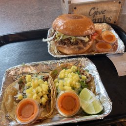 two trays of tacoss two trays of tacoss